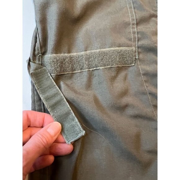 USAF Flight Suit Coveralls Mens 36S Green Summer Pink Skull Patch Silver Stars - Picture 16 of 16